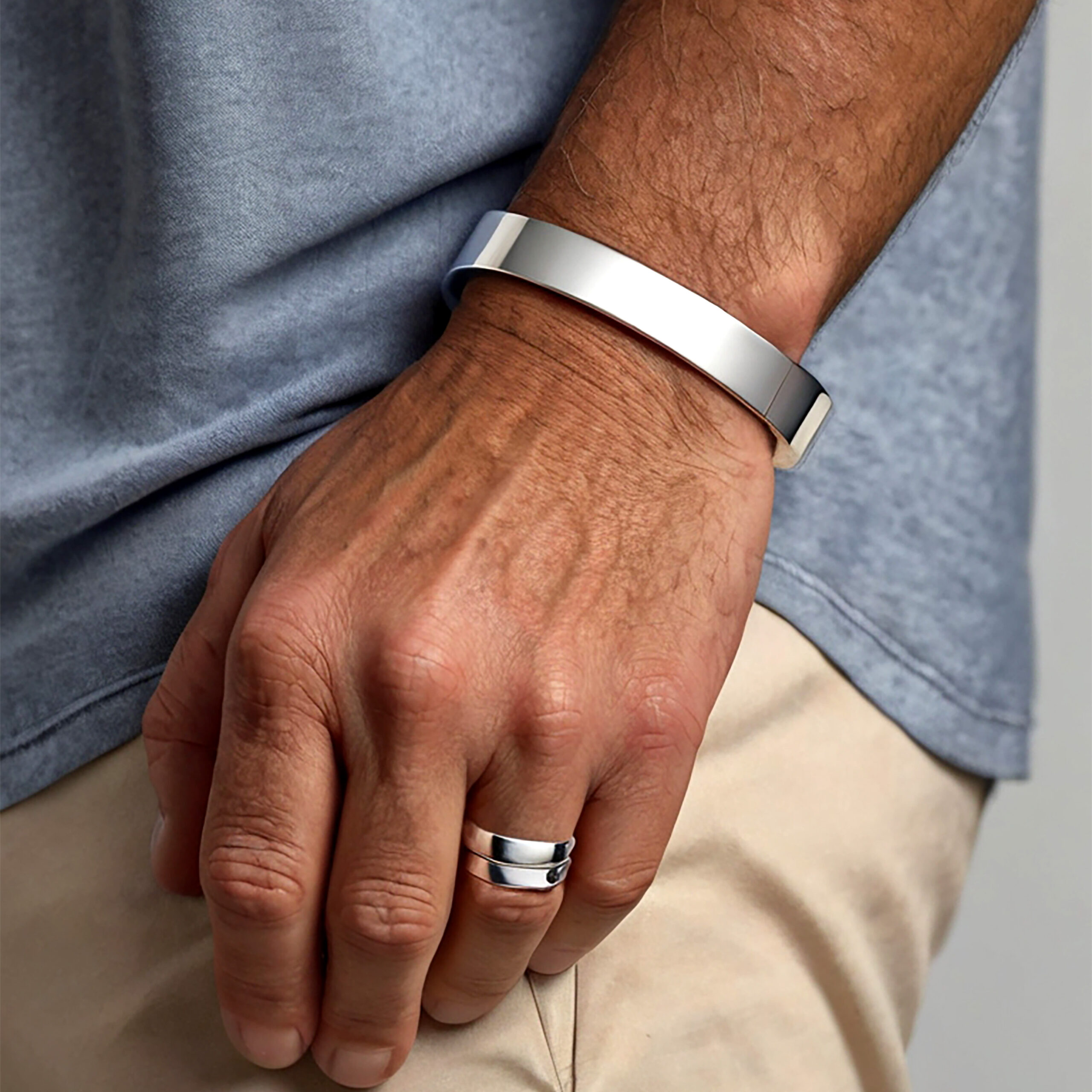 Narukvica od hirurškog čelika (unisex) - Slika 19